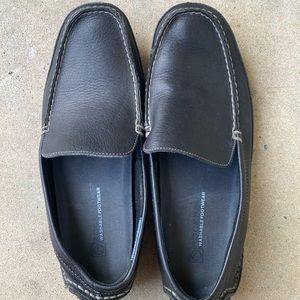Rockport size 11 leather slip-ones loafers 👞 shoes black